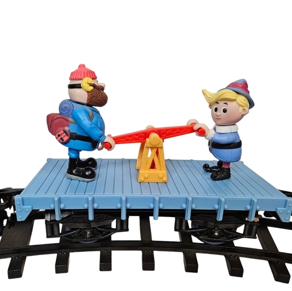 Memory Lane‎ Rudolph Island Of Misfit Toys Rudolph's Red Nose Express Train Set - Picture 7 of 17